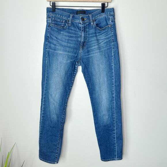Uniqlo‎ Jeans Women's Size 27 Straight Leg Stretch 5-Pocket Mid-Rise Denim - Picture 1 of 7